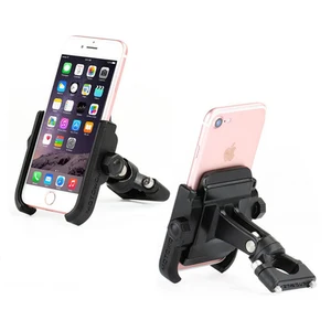 aluminum alloy bicycle motorcycle phone holder stand adjustable cycling bike motorcycle handlebar mirror phone support mount free global shipping