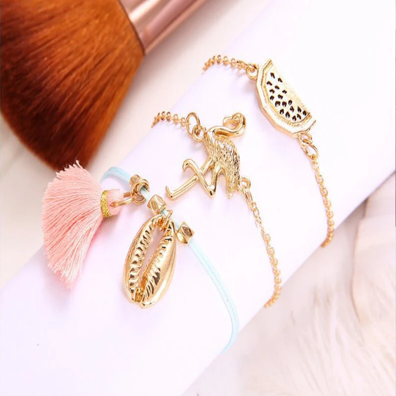 

5Pcs/Set Bracelet Women Lovers Sale Adjustable Special Sweet Fashion Beads Jewelry Classic Men Vintage Bohemian Bangles Gift