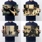 Знаменитый голливудская классика фильм этот убийца не слишком холодный постер персонажа Лион и матилда бара кафе украшение для дома