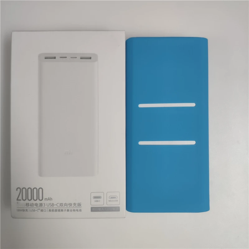 Чехол для Xiaomi Power bank 20000 мАч 3 PLM18ZM 18 Вт 2-сторонняя Быстрая зарядка USB C портативный Mi