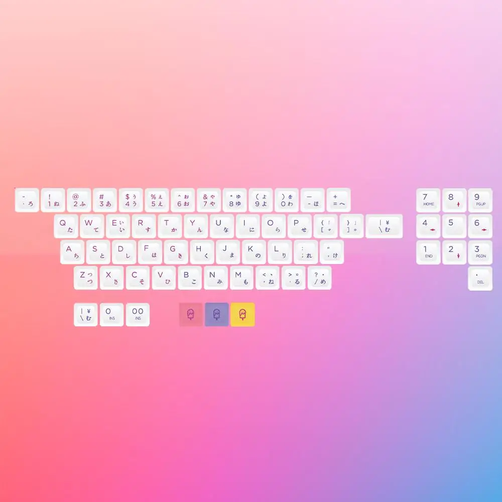 XDA брелки для мороженого PBT Dye subbed ключи cherry mx механическая клавиатура|Клавиатуры|