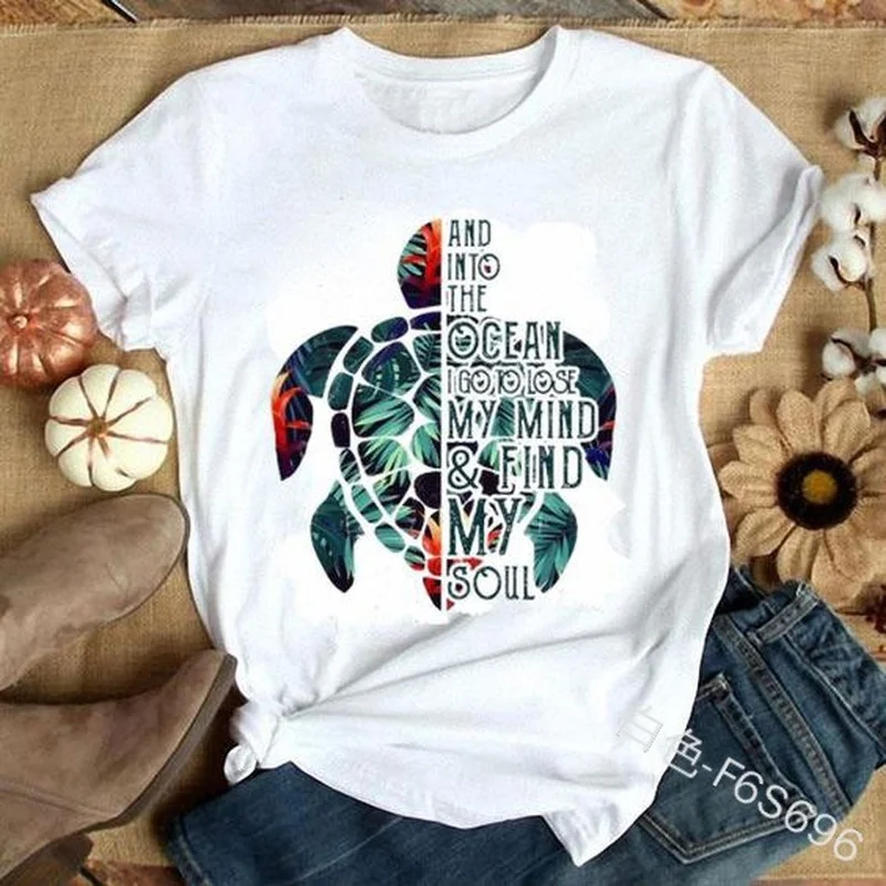 

WEPBEL Women Spring Summer Fashion Print Loose Shirt Top Ladies Casual Short Sleeve O Neck T-shirt