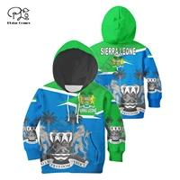 plstar cosmos sierra leone symbol fashion 3d print summer kids hoodies zipper hooded flag colorful casual brand clothing style 5