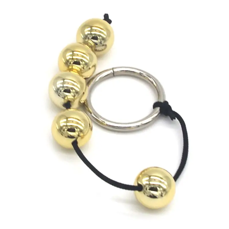 Акриловые анальные шарики роскошные золотые жемчужные вагинальная и Анальная