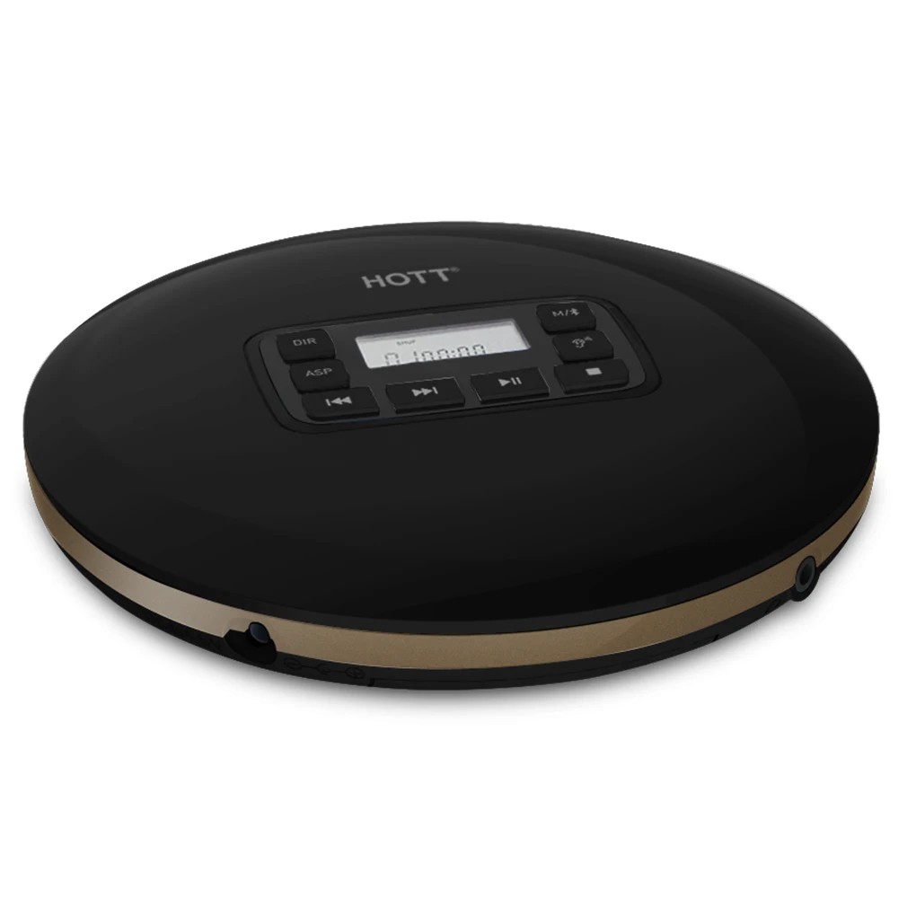 Ударопрочный Портативный беспроводной Bluetooth CD-плеер CD611T ЖК-дисплей
