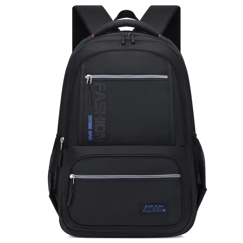 

Large-capacity Backpack For Men 2022 Fashion Solid Color Nylon School Bag Laptop Campus Portable Backpack Travel Women Sac