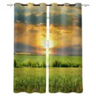 Пастбища декорации пастбища окно в небо занавески домашний декор Спальня шторы Кухонная дверь шторы для Гостиная