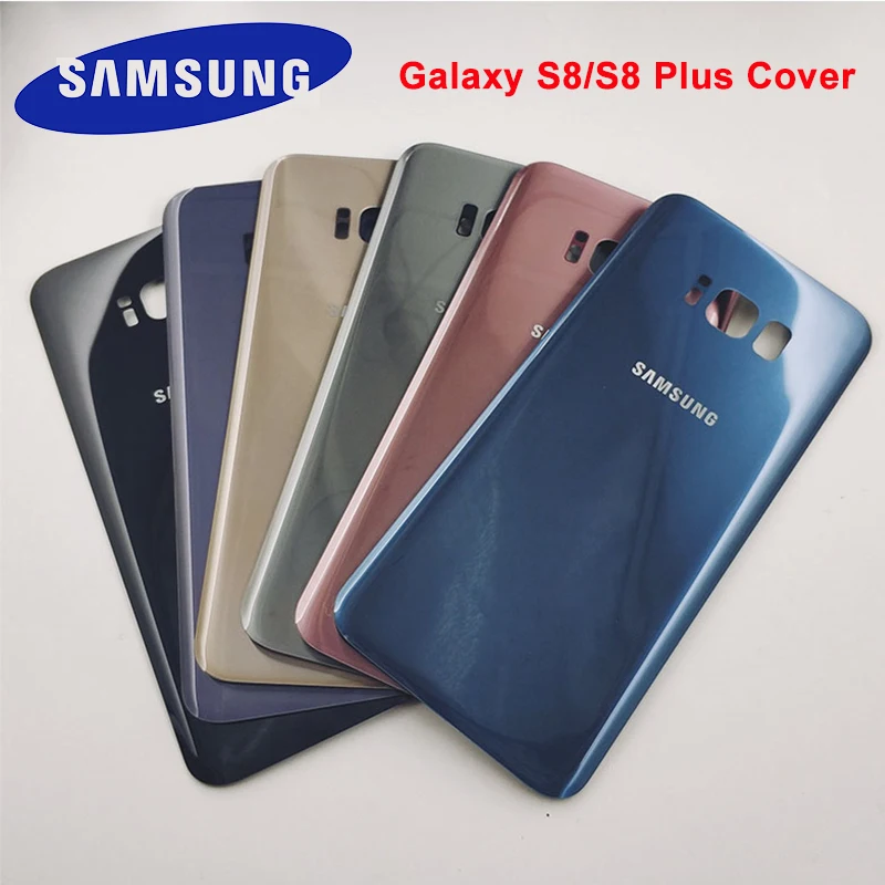 Задняя крышка для Samsung Galaxy S8 plus 3D стеклянный чехол аккумулятора + сменная Крышка