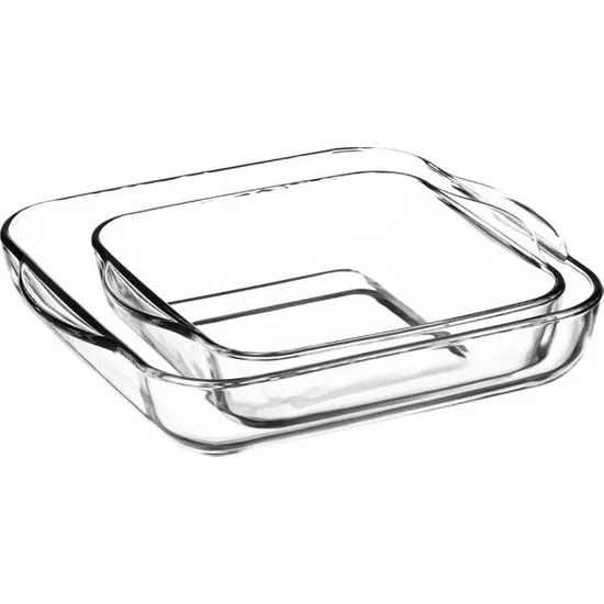 Набор современных квадратных подносов Pasabahce Pyrex 159028 кухонные аксессуары для