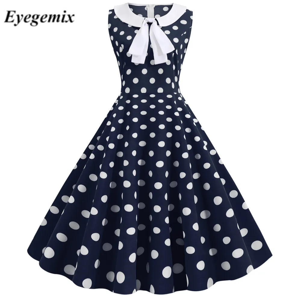 Размера плюс с завязками на шее воротником в стиле Питер Пэн элегантным дизайном