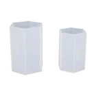 SL силиконовая форма ручной работы для изготовления шестигранных свечей, маленькие поделки, Цветочная посадка, силиконовая форма для гидропонного цветочного горшка