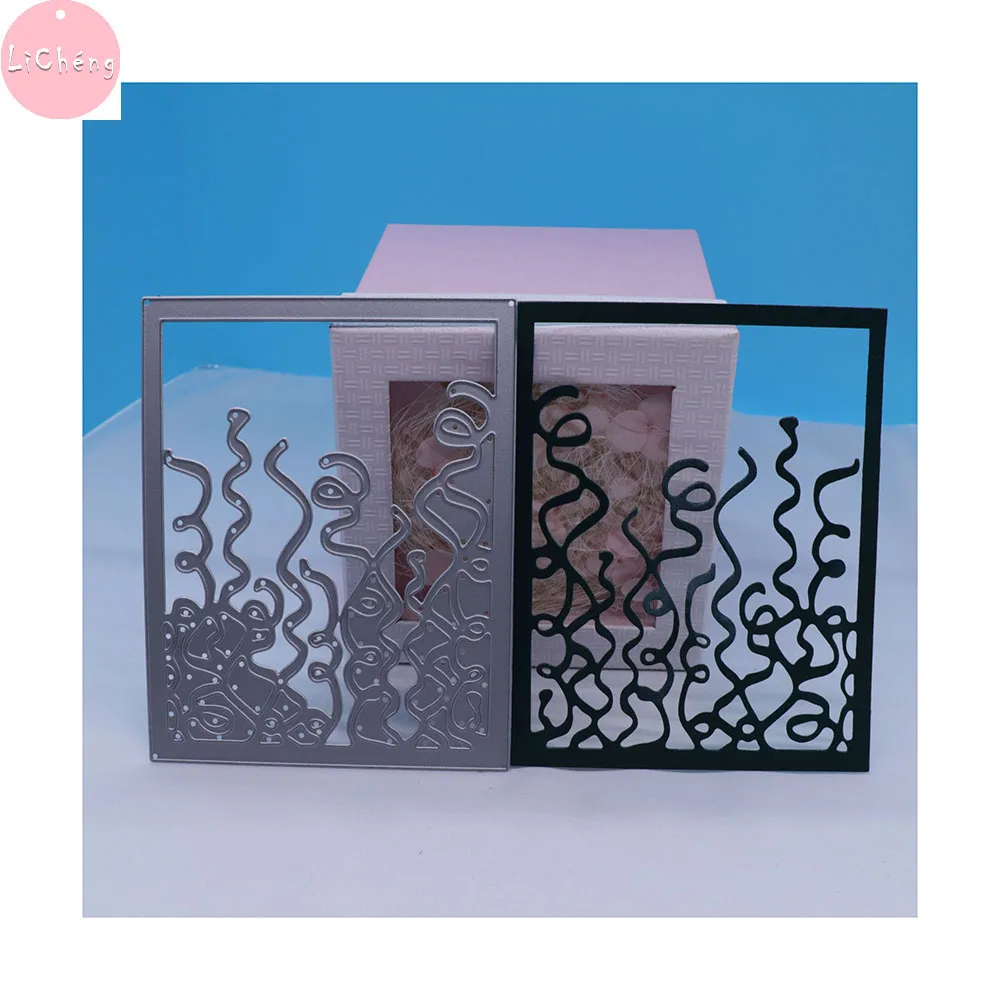 

Die Cutting Dies Seaweed Frame Dies Scrapbooking Paper Punch Mold Embossing Folder Metal Die Cut Craft Cutting Dies Card Making