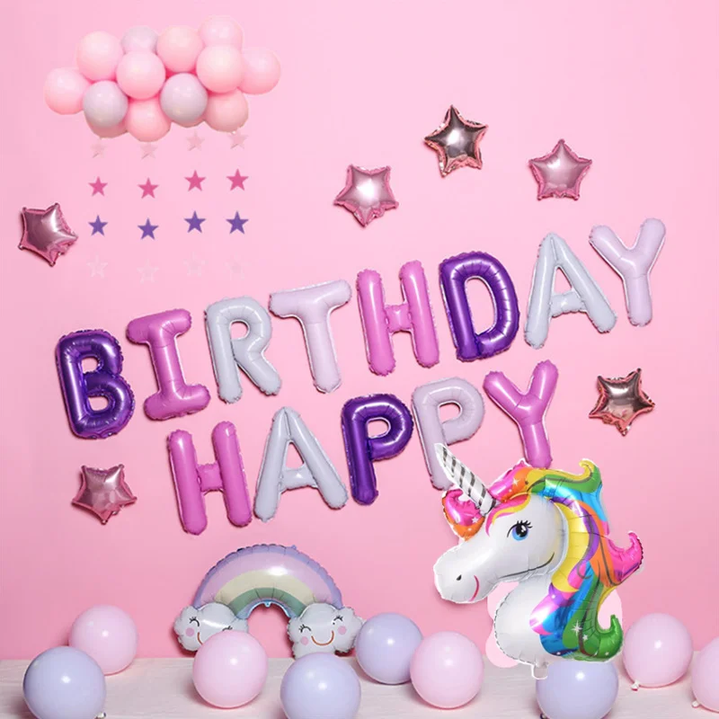 1 Набор баннер с надписью Happy Birthday | Дом и сад