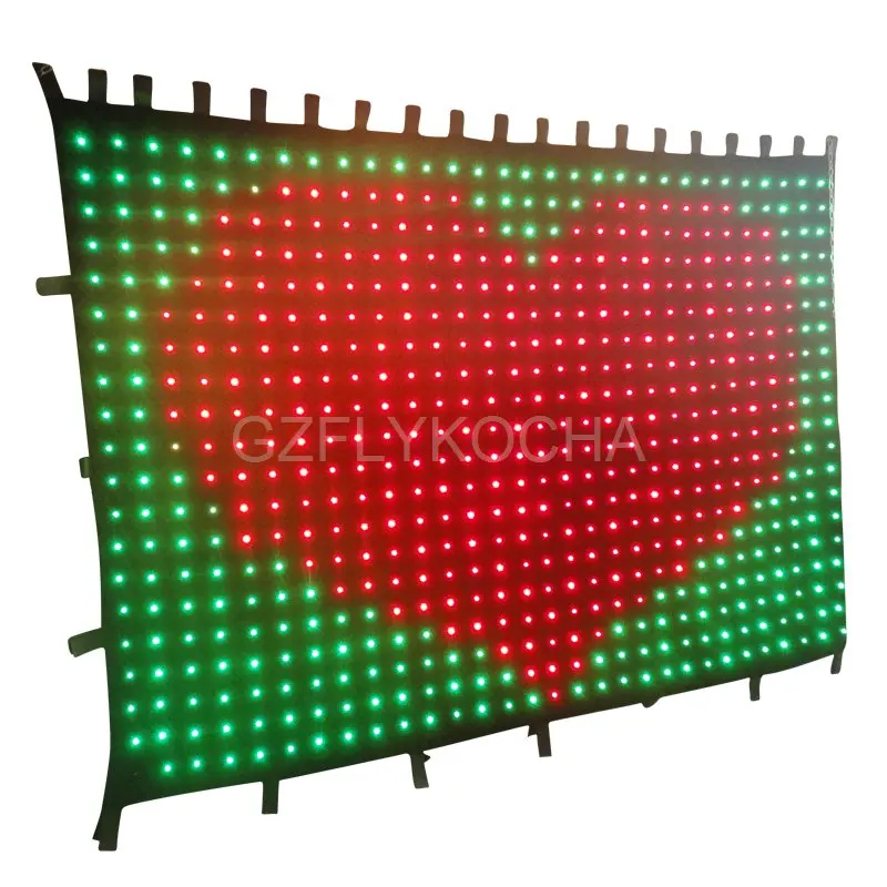 

Бесплатная доставка p10 2 м * 3 м светодиодная ткань Китай видео панель дисплей