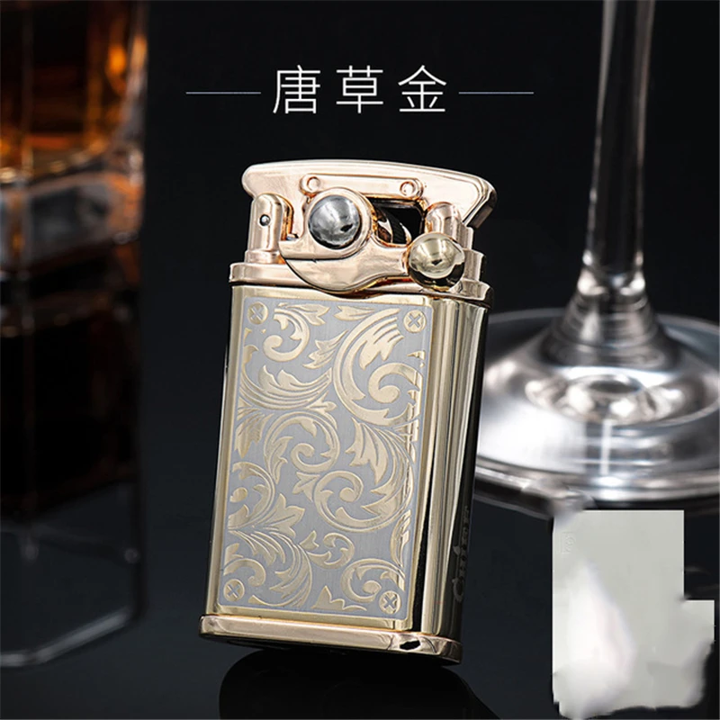 

CHIEF Retro Oil Lighter Creative Rocker Men Retro Vintage Nostalgia Refiilable Kerosene Lighter Vintage Cigarette Encendedor