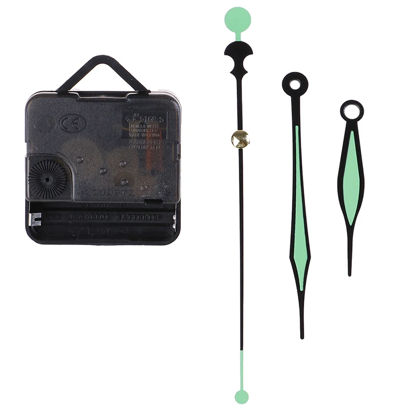 

Clock Mechanism Parts Classic Hanging Black Quartz DIY Watch Wall Clock Movement Quartz repair Movement with clock needle