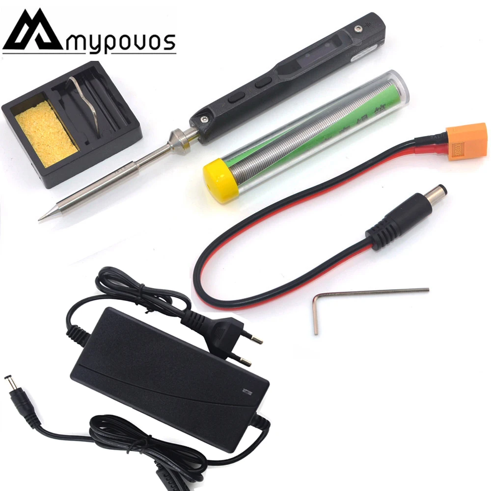 Электрический паяльник TS100 с осциллографом мини паяльная станция внутренним