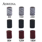 100 шт. шлифовальных лент для ногтей зебра шлифовальные сверла бит маникюр педикюр пилка Электрический станок шлифовальный инструмент для удаления кутикулы инструменты для резки