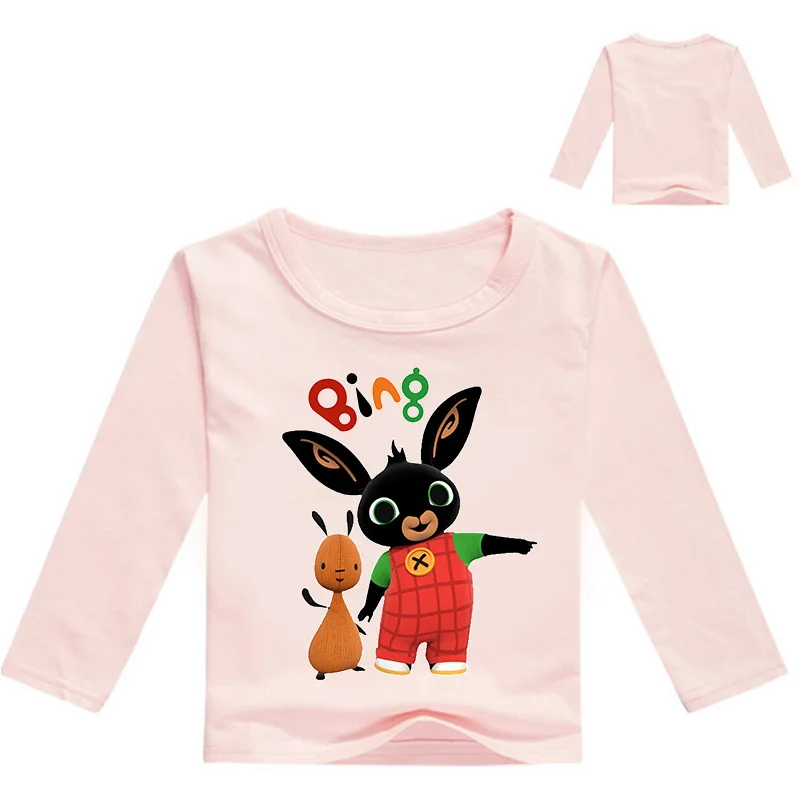 2-16 Cartoon GB Bing Rabbit neonate animali amici vestiti ragazzi maglie a manica lunga bambini