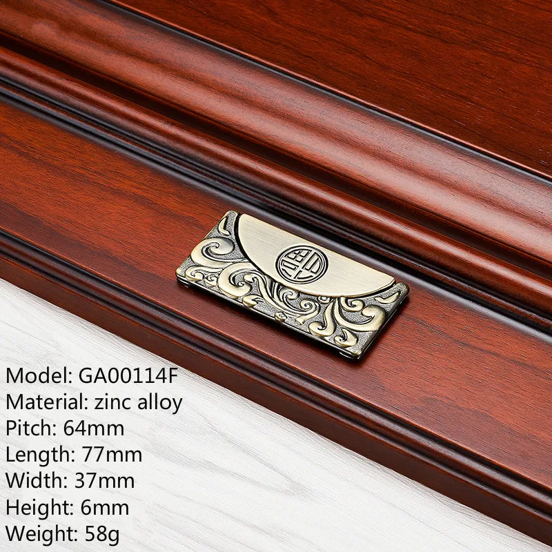 Античная кухонная мебель из цинкового сплава шкафчик для обуви ручки Азиатский