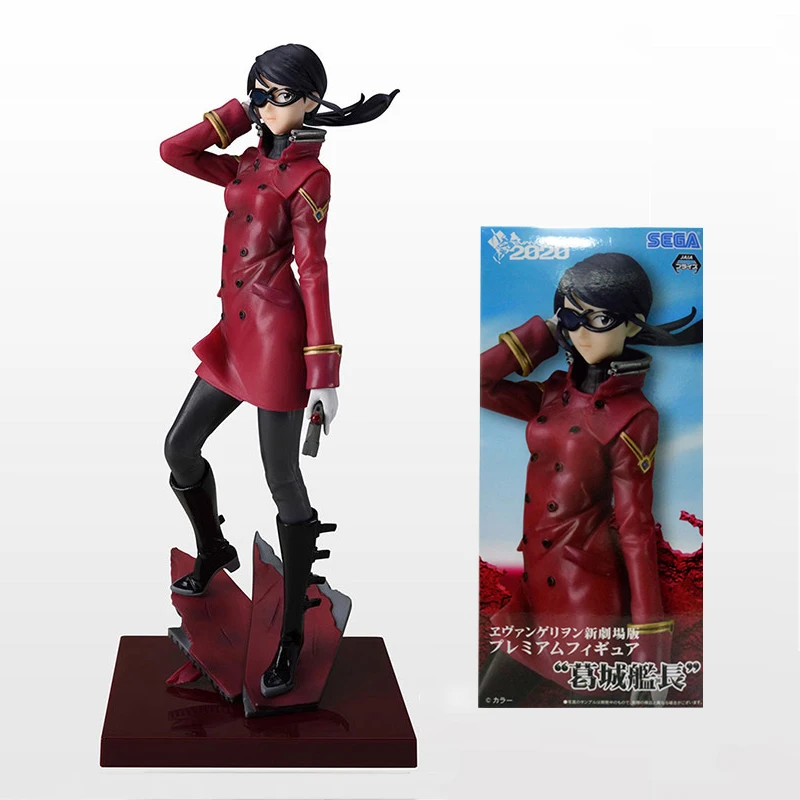 

Original EVA Anime Figures Katsuragi Misato Collectible Anime Action Figure Model Toy Figurine Statue Captain 94028 Anime Figure