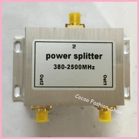 zqtmax 2 way sma power splitter 3802500mhz power divider for mobile signal booster 2g 3g 4g repeatertv cablewalkie talkie