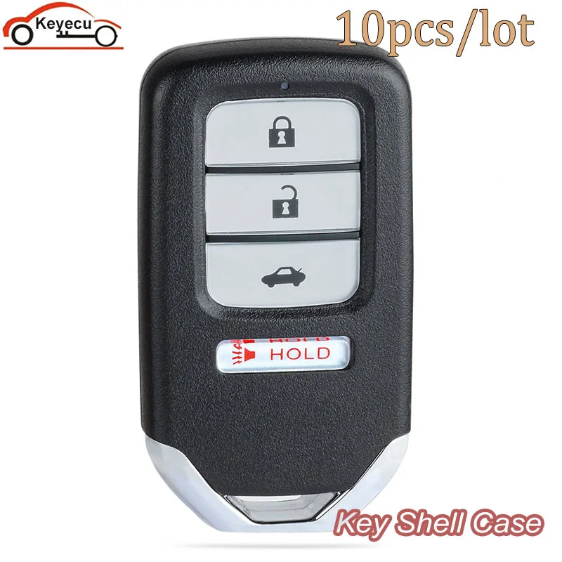 

KEYECU 10x для Honda Accord Civic CR-V Fit CR-Z EX-L чехол с дистанционным управлением CWTWB1G0090 A2C92005000 ACJ932HK1210A KR5V1X KR5V2X