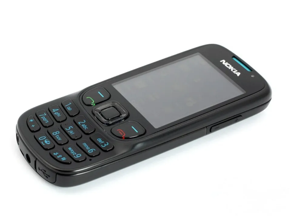 Nokia 6303 классический 6303C FM GSM мобильный телефон Поддержка Русская клавиатура разблокированный мобильный телефон