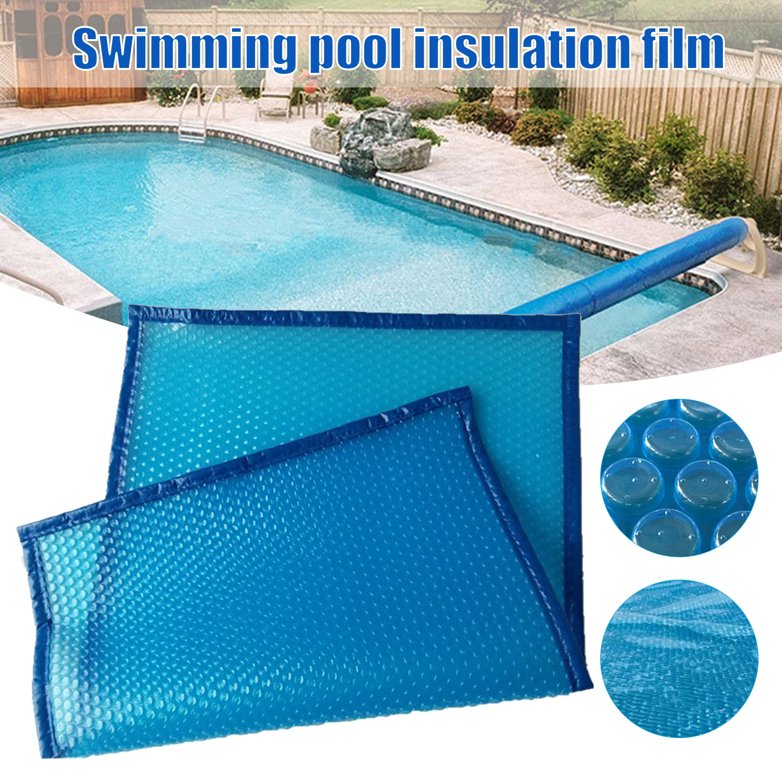 

Swimming Pool Cover Protector PE Material for Reduceing Heat Loss at Night EF