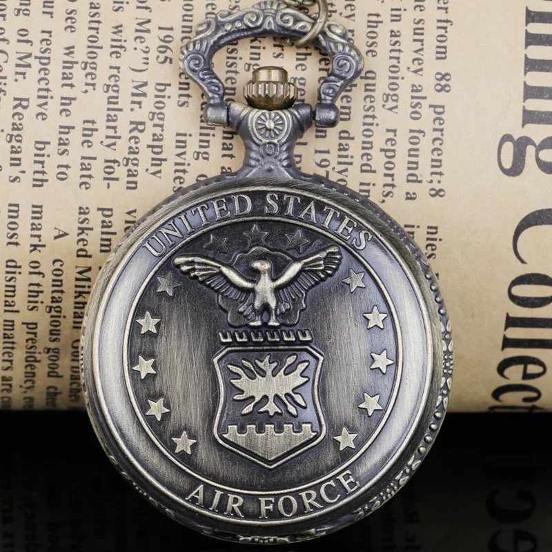Антикварные изысканные кварцевые карманные часы ожерелье цепочка птица звезда часы подвеска брелок Рождественский подарок для мужчин женщин