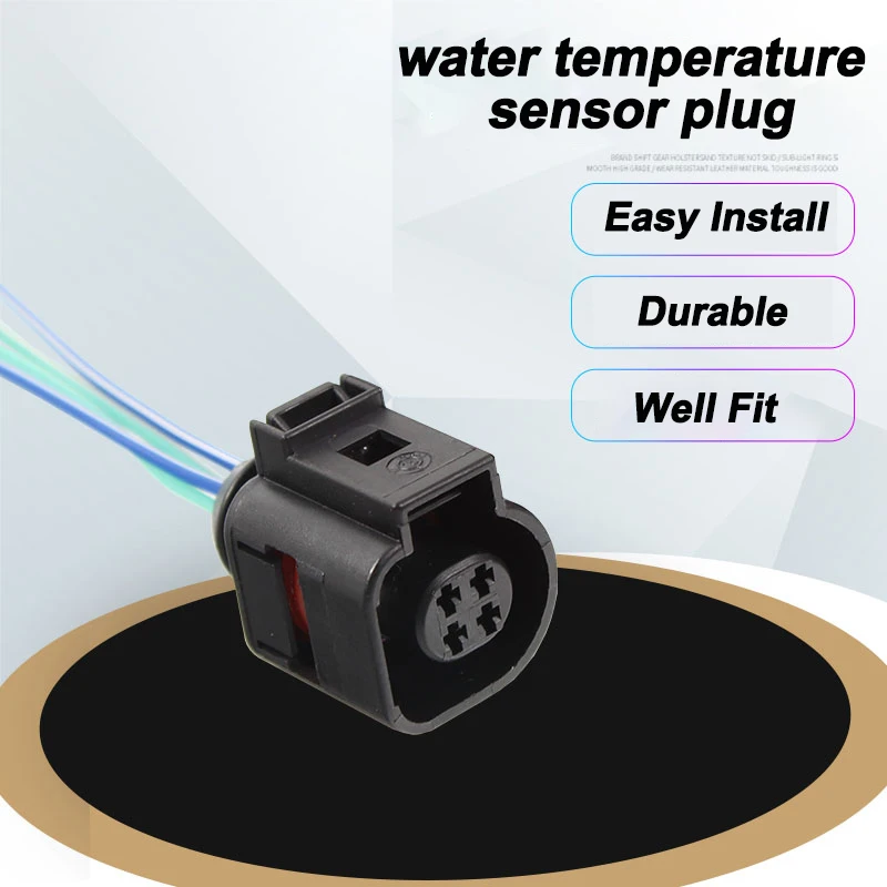 

4-контактный автомобильный разъем 1,5 мм, водонепроницаемый, под давлением, для VW Audi с проводами 4B0973812 4B0973712