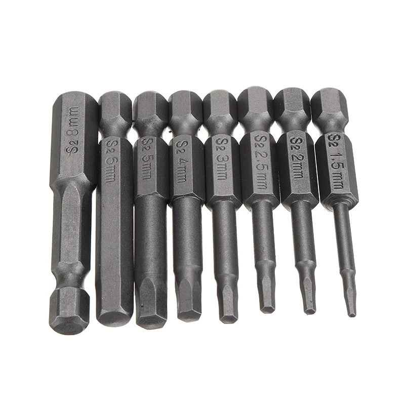 8 шт шестигранный ключ Набор бит быстрое изменение подключения ударный драйвер