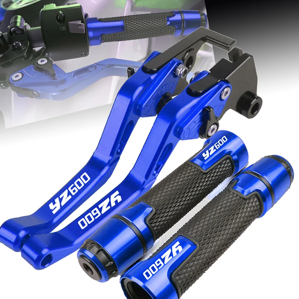 

Мотогонок CNC алюминиевый тормозной рычаг сцепления Руль Ручка Конец для YAMAHA YZ600 YZ 600 YZ-600 1986 1987 1988 логотип