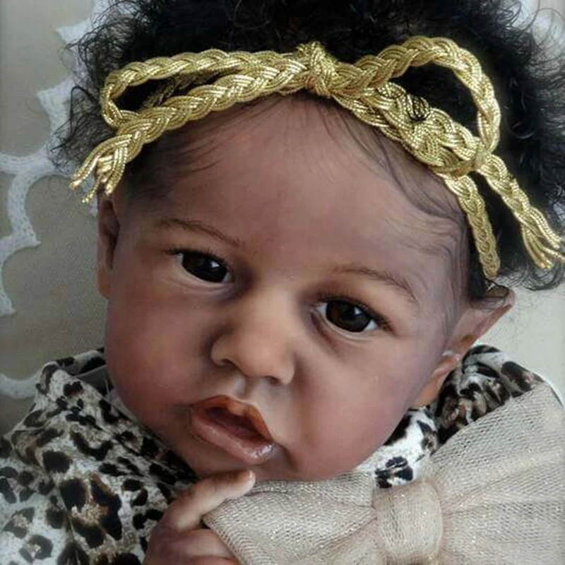 

22 inch realistic newborn baby doll girl silicone toy doll gift birthday gift for friends or family doll boys and girls 4-6