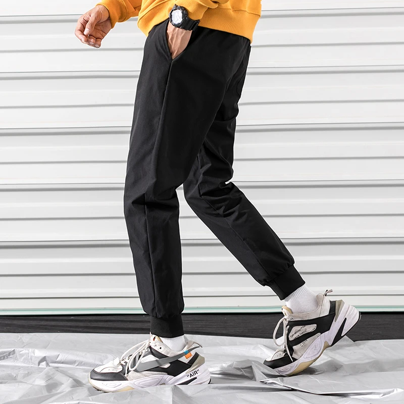 Брюки мужские повседневные Мягкие штаны для бега свободные брюки внутренняя