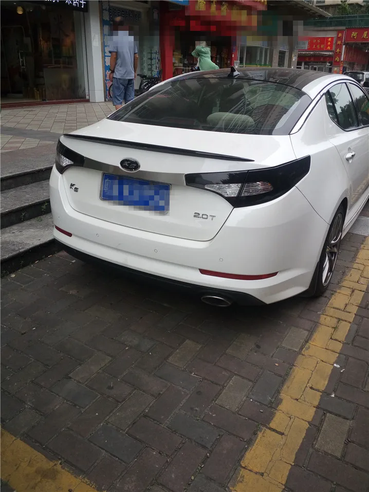 Спойлер для Kia Optima 2011 2013 спойлер YCDK из АБС пластика автомобиля заднее крыло