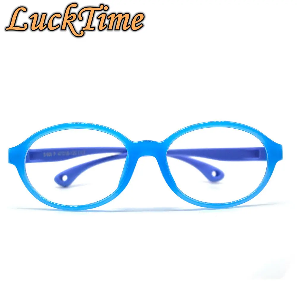 LuckTime анти синий свет мягкий силиконовый Милая рамка для детских очков TR90 детские