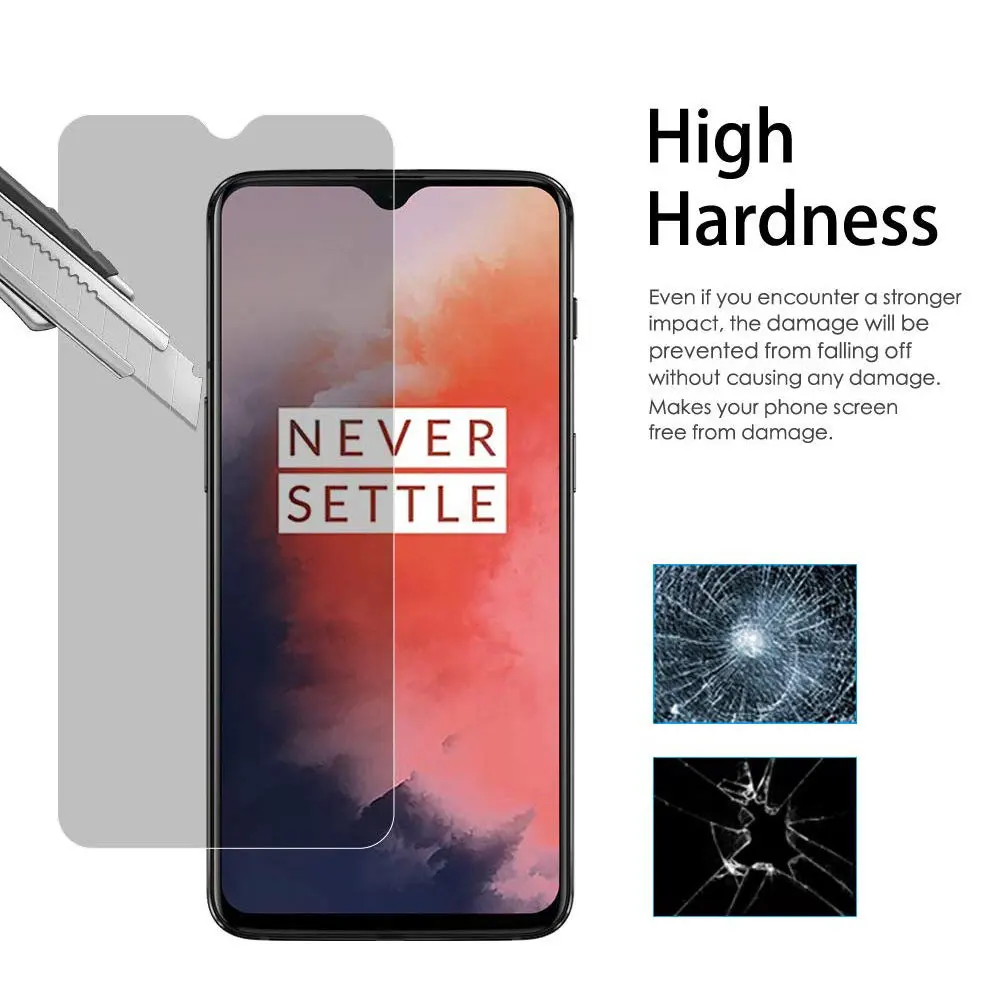 Закаленное стекло 9H для защиты экрана OnePlus 7 T Защитная стеклянная пленка