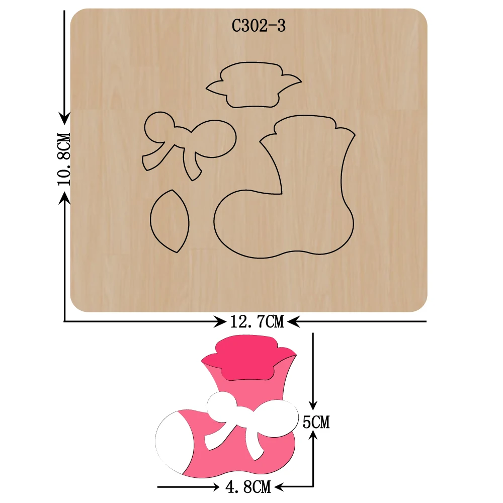 Новые детские соски перчатки носки деревянные штампы для скрапбукинга режущие