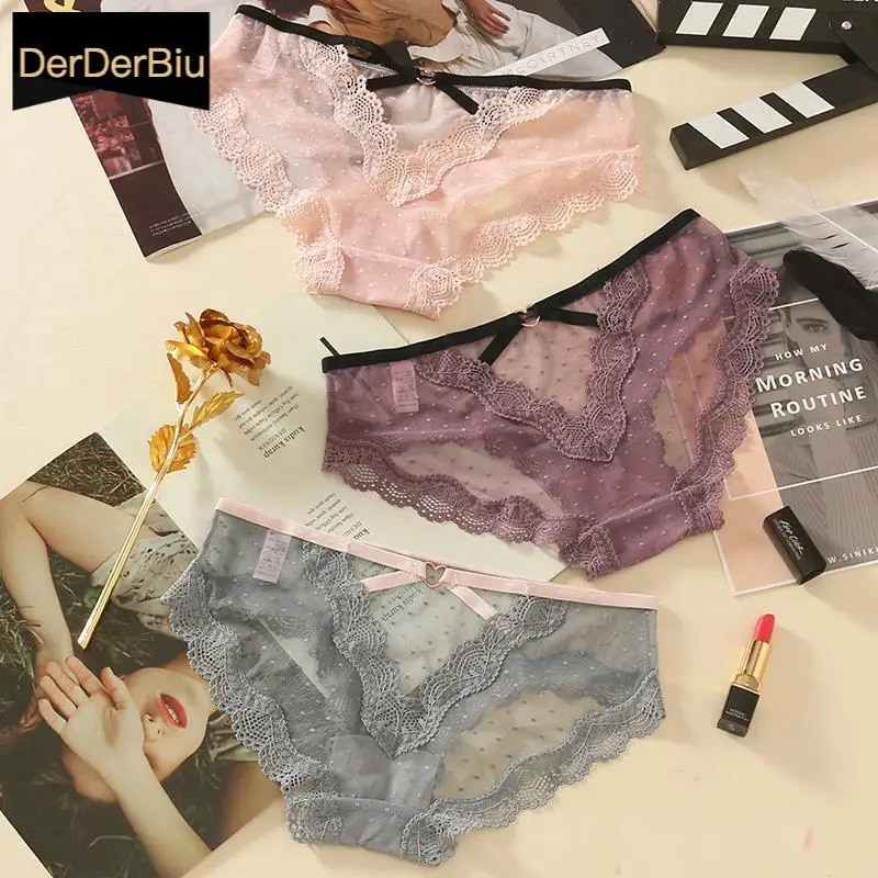 

Женские нейлоновые трусики, кружевное нижнее белье, бесшовные, с вырезами, с низкой талией, женские прозрачные трусики, женское сексуальное ...