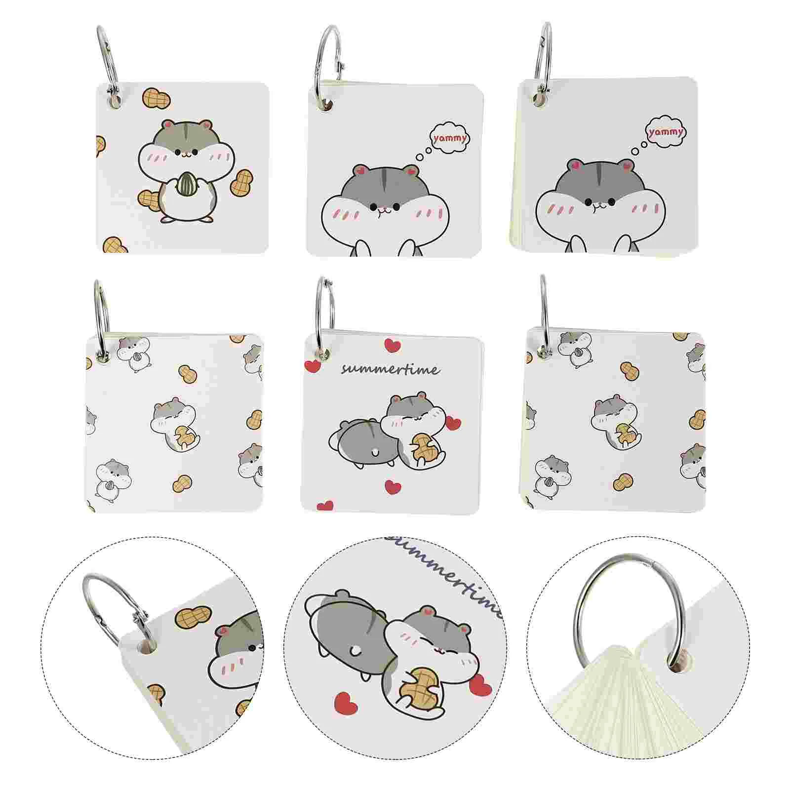 

6 шт., Блокноты с мультяшным рисунком