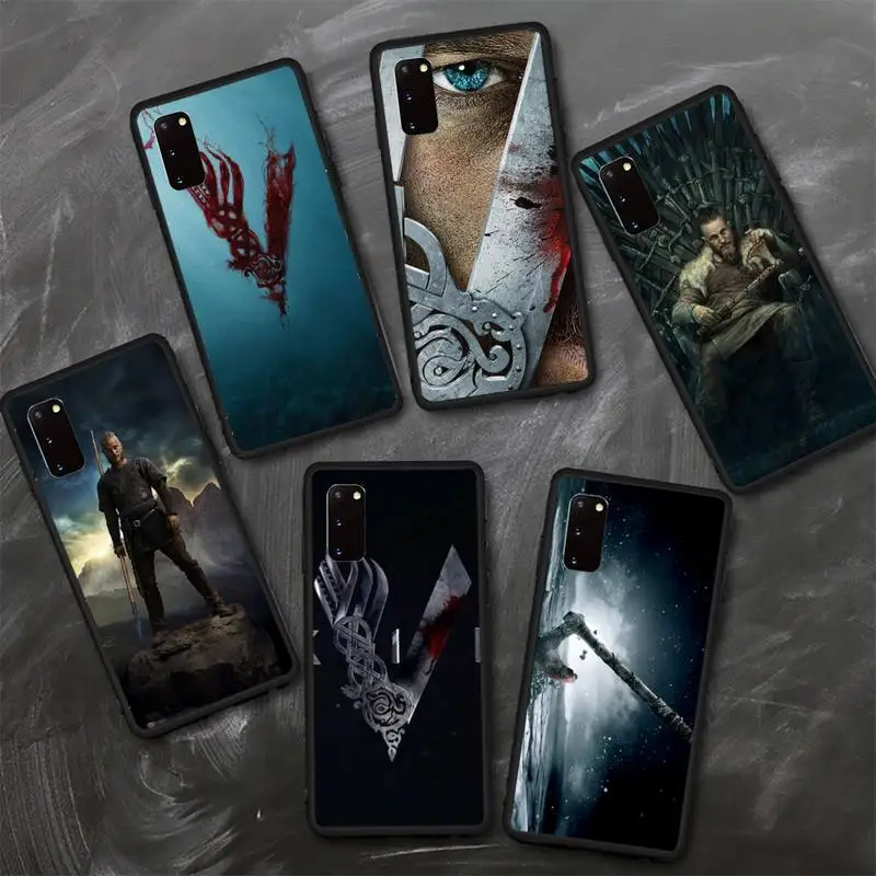 

Ragnar Lothbrok Vikings Phone Case For Samsung A20s A30S A31 A40 A50S A51 A70 A71 A80 5G A32 A02 Fundas Coque