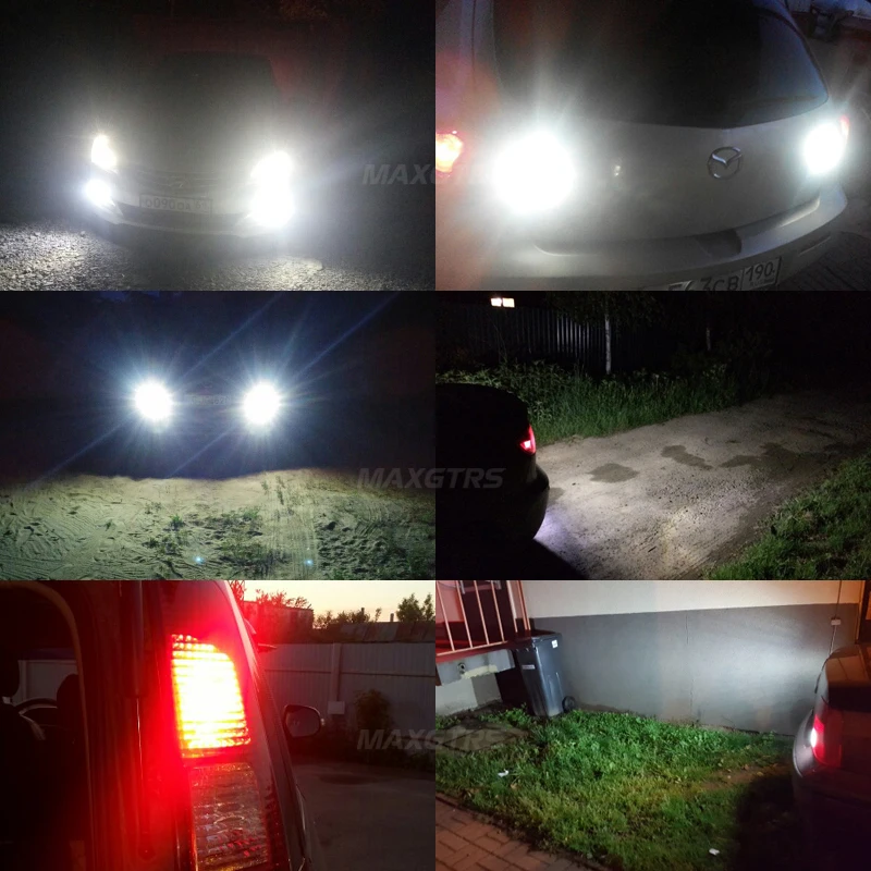 2 шт. автомобисветодиодный СВЕТОДИОДНЫЕ Лампы BA15S P21W 1156 S25 3535 24SMD 5500K|Сигнальная