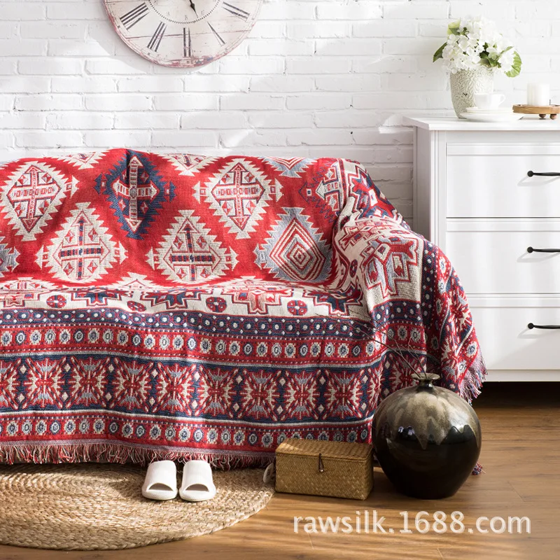 

Spot Sofa Blanket Sofa Towel Retro European-style Blanket Fabric Warm Sofa Cushion Sofa Cover Full Cover Blanket