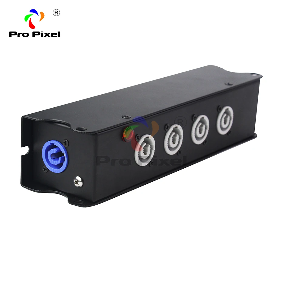1 шт. 4 порта power con power Box, power con in и power con out для движущихся головок, dj светильник