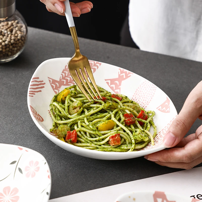 Sakura Керамика с суповую тарелку производство Китай фруктовый салат тарелка