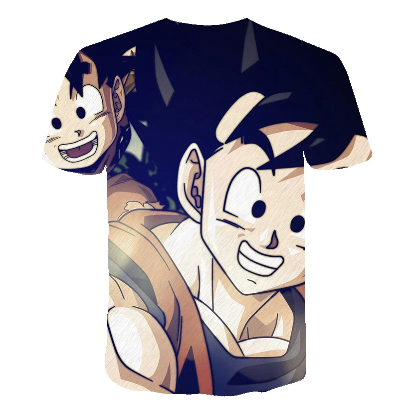 

Men's Fashion Anime cartoon T Shirt O-neck 3D Printing Goku T-shirt Men's T-shirt Short Sleeve Children Anime Cartoon T-shirt