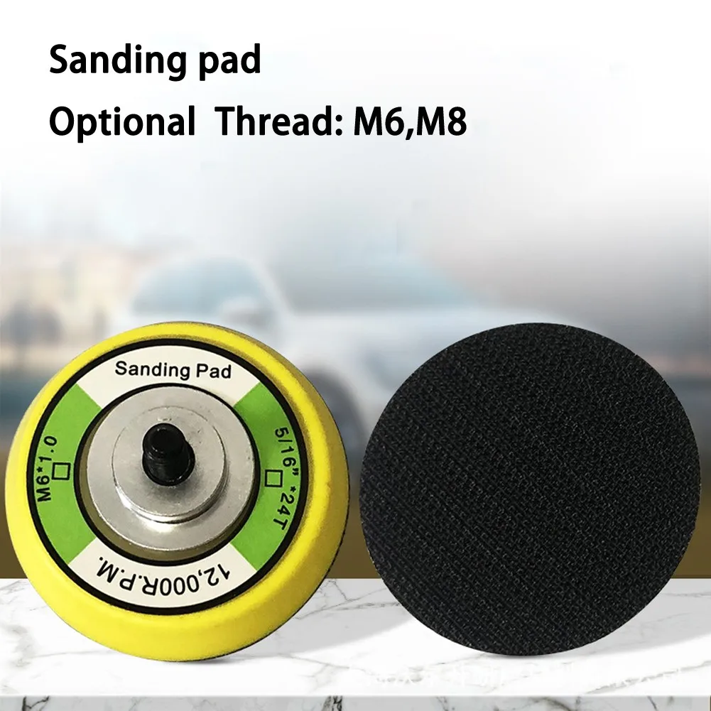 

2 Inch 50mm Sander Backing Pad Backing Pads Pneumatic Polishing Disc For Sander Pad Abrasive Tools Buffing Accessories Fast Ship