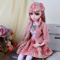 new 60cm doll clothes bjd doll clothes can be dressed up doll accessories fashion casual clothes skirt girl toy childrens gifts