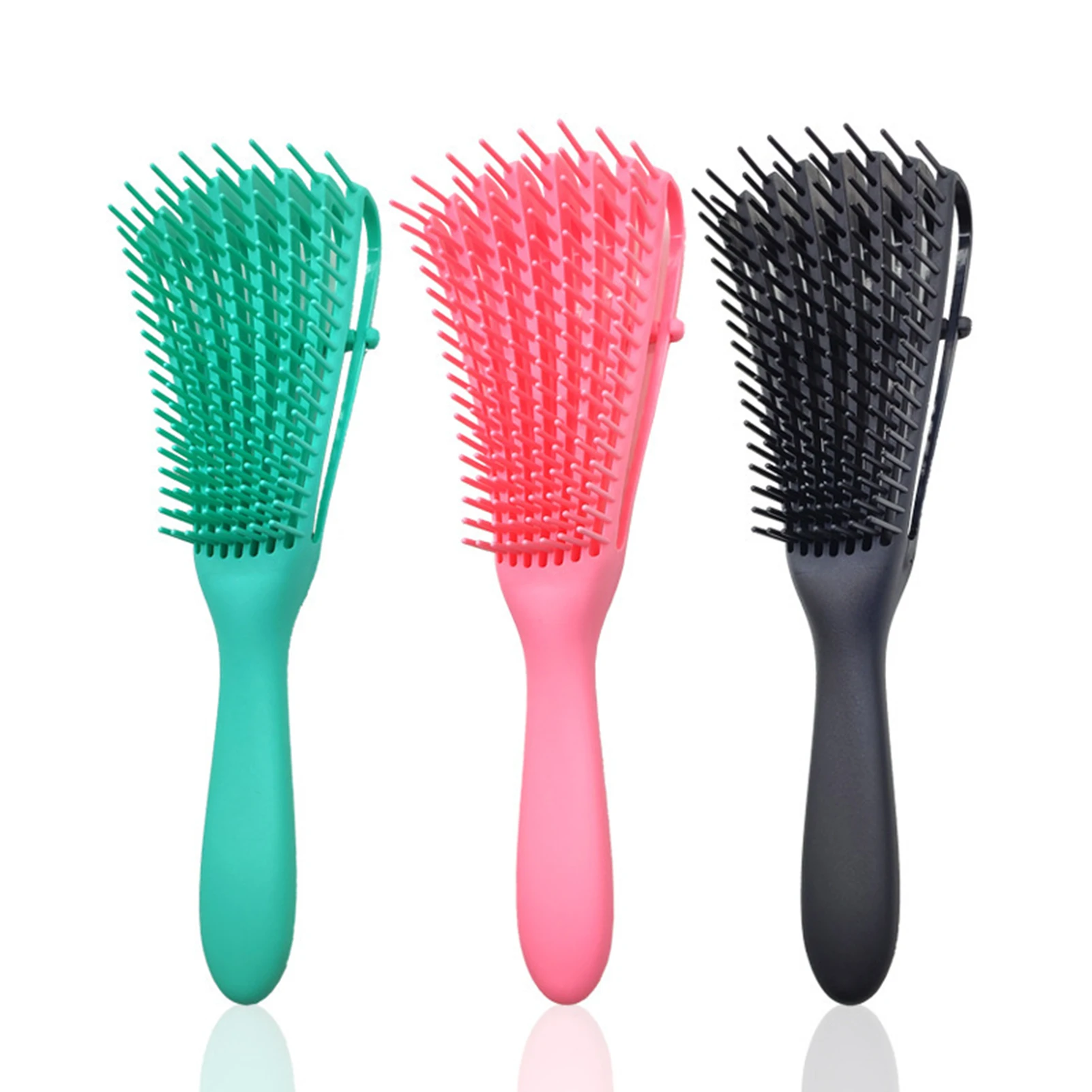 

Hairbrush Anti-Static Anti-Tangling Scalp Head Massage Curling Comb With Handle for Hair Care Head Massage Hairbrush Comb